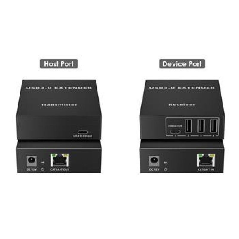 PremiumCord 4-port USB 3.0 extender po Cat5/Cat5e/Cat6 do 100m