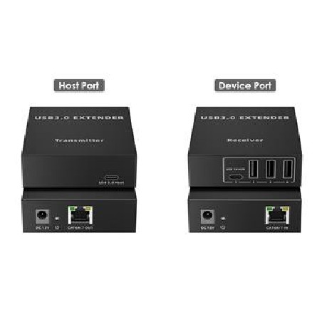 PremiumCord 4-port USB 3.0 extender po Cat5/Cat5e/Cat6 do 100m