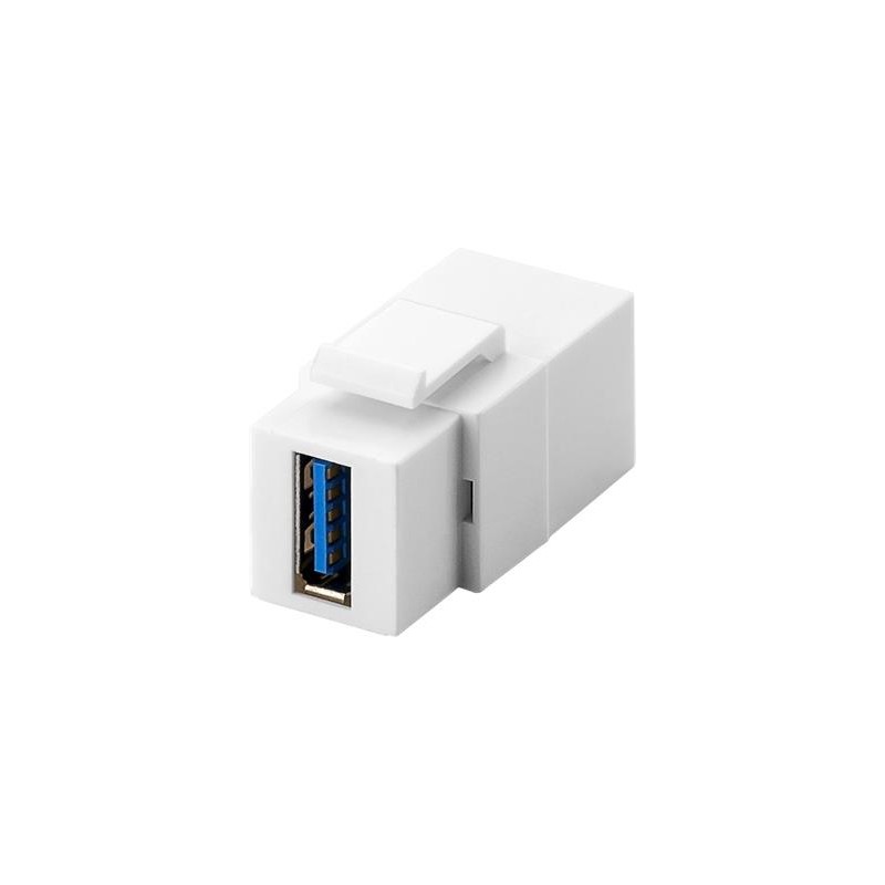 Keystone Modul 2x USB3.0 female, šířka 18,3 mm