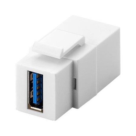 Keystone Modul 2x USB3.0 female, šířka 18,3 mm