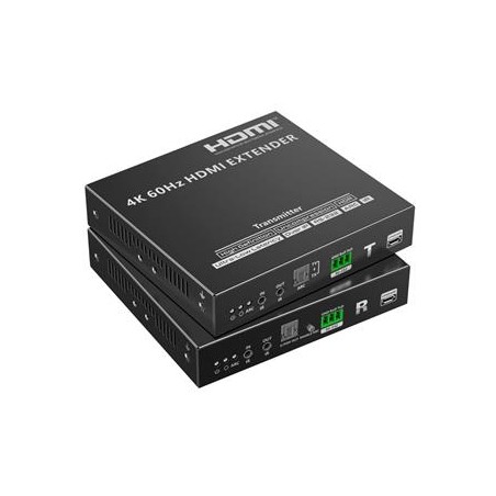 PremiumCord 4K@60Hz HDMI profesionální nekompresovaný extender na 80m přes 10G LAN, over IP