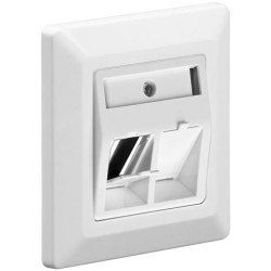 goobay Zásuvka pro 2x keystone modul pod omítku