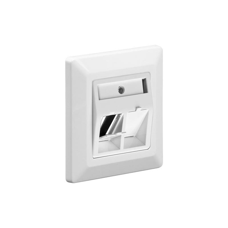 goobay Zásuvka pro 2x keystone modul pod omítku