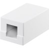 Keystone prázdný box na 1x Keystone se snadnou montáží nacvaknutím