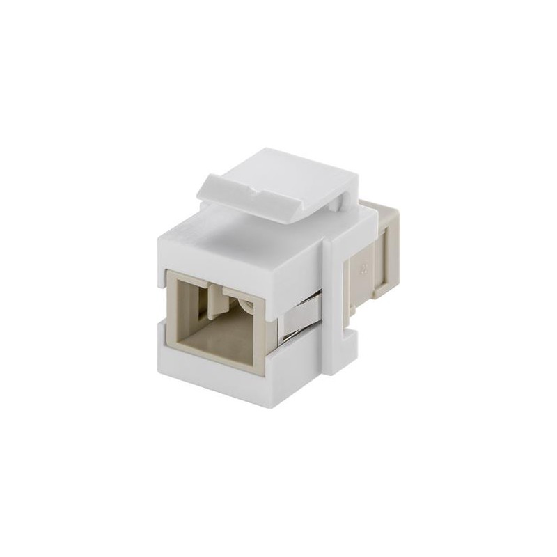 Keystone Modul pro spojení dvou optických kabelů SC-Simplex, šířka 17 mm