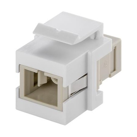 Keystone Modul pro spojení dvou optických kabelů SC-Simplex, šířka 17 mm