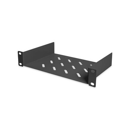 DIGITUS Police pevná, 254mm (10"), hloubka 150mm, 1U, RAL9005