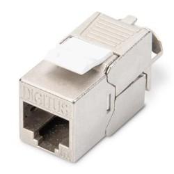 DIGITUS Keystone modul RJ45 CAT 6A, stíněný, beznástrojový, 500MHz