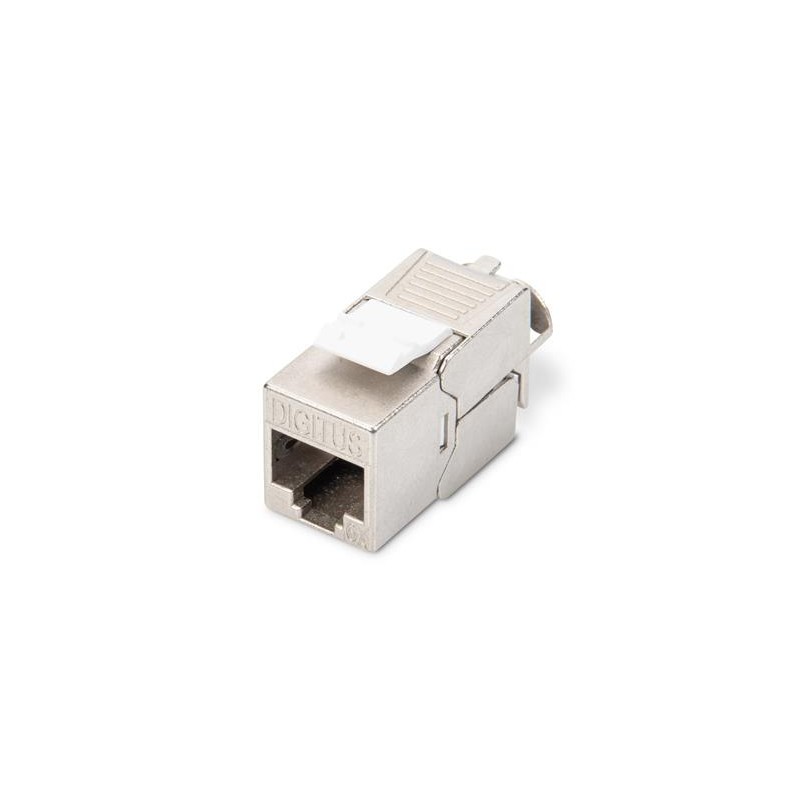 DIGITUS Keystone modul RJ45 CAT 6A, stíněný, beznástrojový, 500MHz