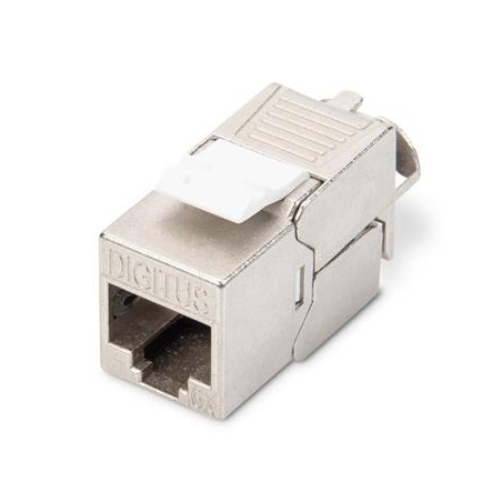 DIGITUS Keystone modul RJ45 CAT 6A, stíněný, beznástrojový, 500MHz