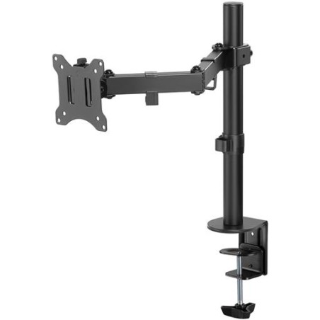 Držák monitoru Single Flex, černý pro zakřivené a ploché monitory mezi 17 a 32 palci (43-81 cm) do 8 kg