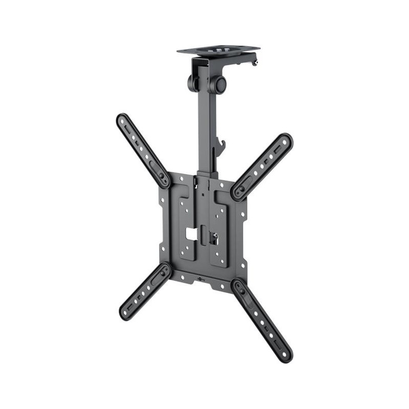 Držák na stropní TV Basic (M), černý držák pro TV od 23 do 55 palců (58 – 140 cm), max. 20 kg, otočné do stran