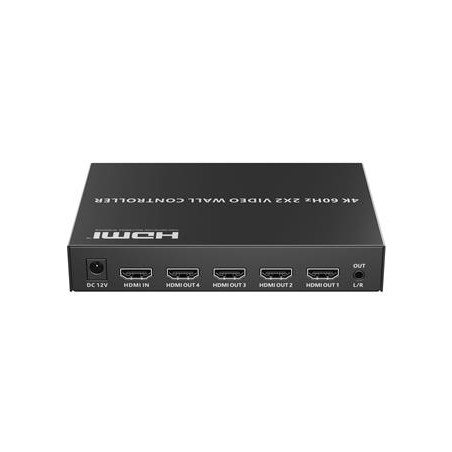 PremiumCord HDMI 1 vstup - 4 monitory, 4K@60hz Video Wall controller, 8 zobrazovacích módů KHVID08
