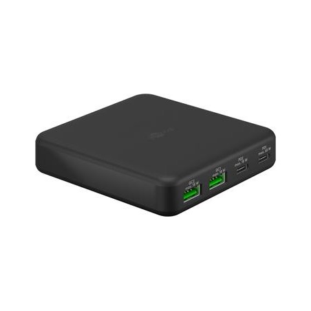 goobay nabíječka USB-C™ PD GaN (65 W) 2x USB-C (Power Delivery) a 2x USB-A (Quick Charge 3.0)
