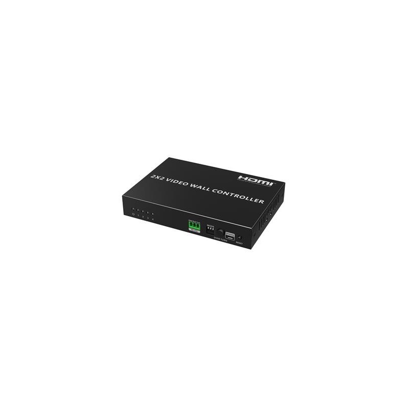 PremiumCord HDMI 1 vstup - 4 monitory, 4K@60hz Video Wall controller, 8 zobrazovacích módů KHVID09