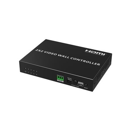 PremiumCord HDMI 1 vstup - 4 monitory, 4K@60hz Video Wall controller, 8 zobrazovacích módů KHVID09