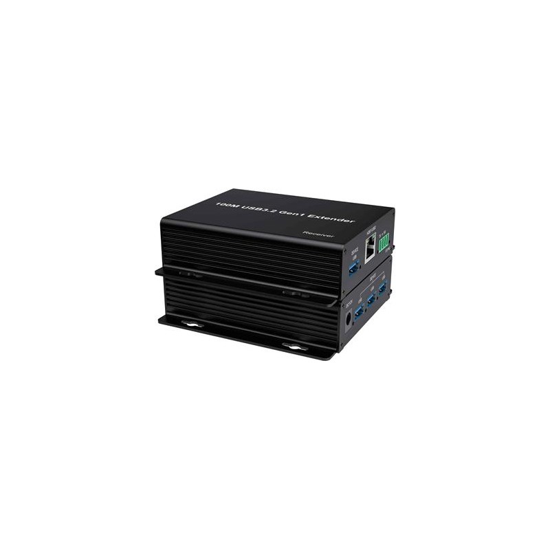 PremiumCord 4-port USB 3.2 5Gbps extender po Cat5/Cat5e/Cat6 do 100m