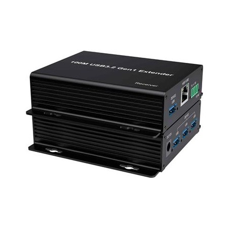 PremiumCord 4-port USB 3.2 5Gbps extender po Cat5/Cat5e/Cat6 do 100m