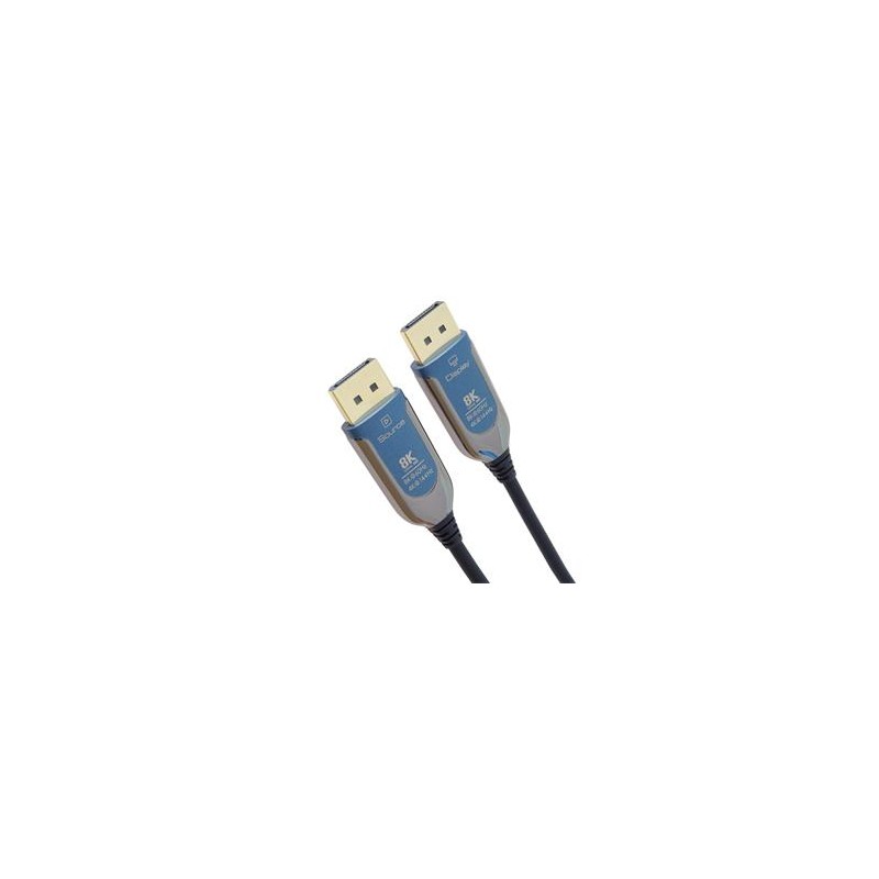 PremiumCord 8K Optický DisplayPort 1.4 přípojný kabel M/M, zlacené konekt. 10m