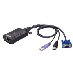 ATEN Zařízení pro ovládání PC/KVM OverNet, mini, USB, VGA 1920x1200