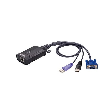 ATEN Zařízení pro ovládání PC/KVM OverNet, mini, USB, VGA 1920x1200