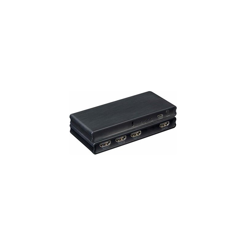 PremiumCord 4K@60Hz HDMI switch 3:1 plastový s dálkovým ovladačem khswit31k