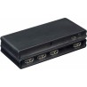 PremiumCord 4K@60Hz HDMI switch 3:1 plastový s dálkovým ovladačem khswit31k