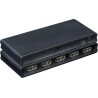PremiumCord 4K@60Hz HDMI switch 4:1 plastový s dálkovým ovladačem khswit41k