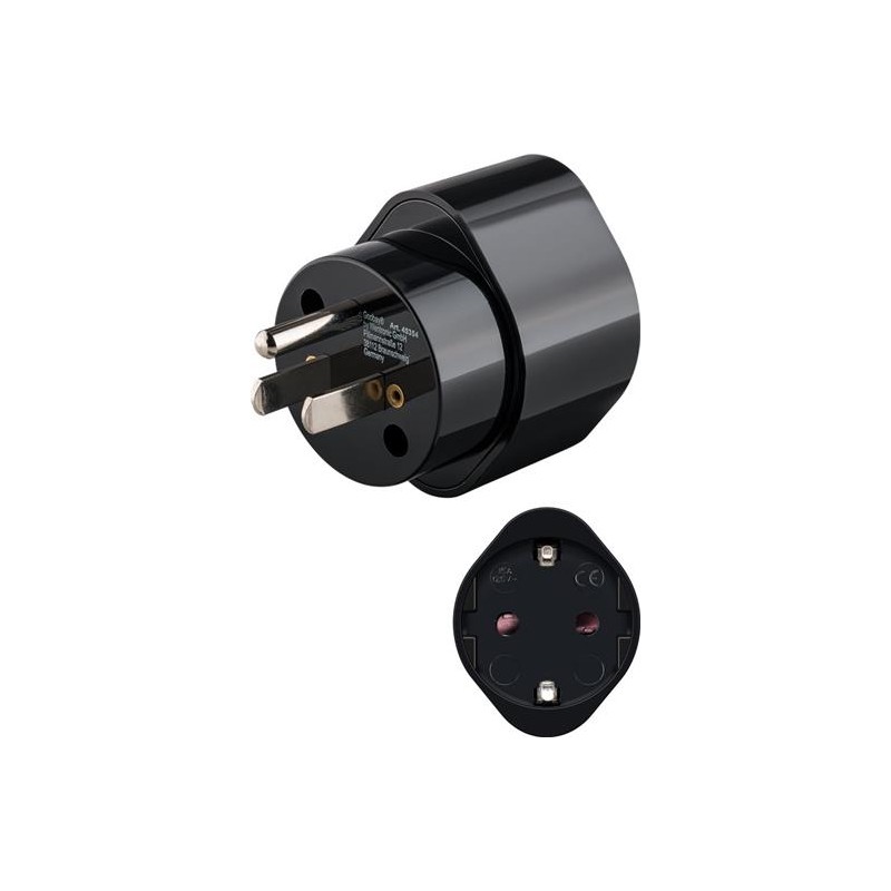 goobay Cestovní adaptér Evropa do USA/Japonska, černý PPADAPTER168