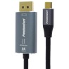 PremiumCord kabel USB-C na DisplayPort DP1.4 Bi-Directional 8K@60Hz a 4k@120Hz 2m