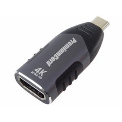PremiumCord Převodník USB-C na HDMI, rozlišení 4K@60Hz a FULL HD 1080p, kovové pouzdro