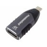 PremiumCord Převodník USB-C na HDMI, rozlišení 4K@60Hz a FULL HD 1080p, kovové pouzdro