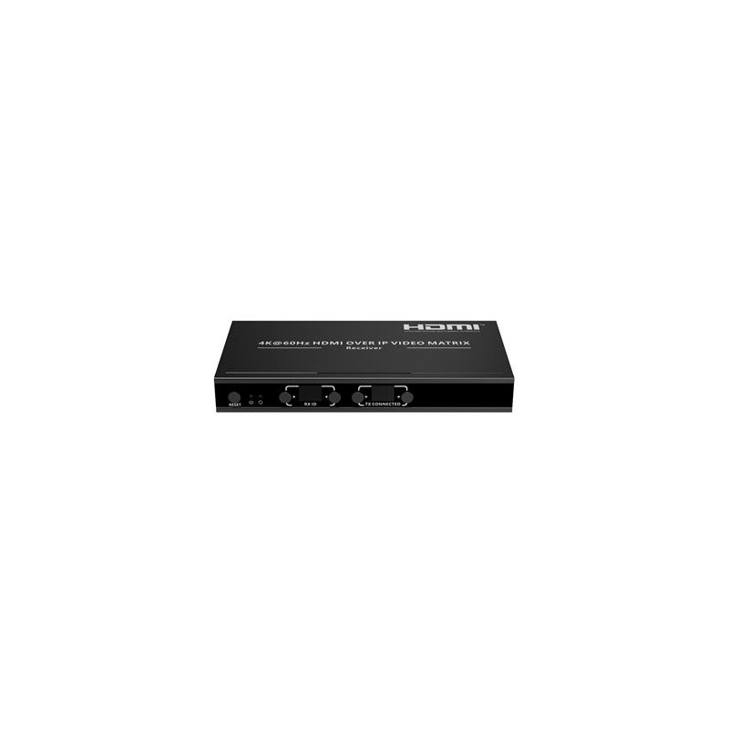 PremiumCord 4K HDMI over IP Matrix přijímač pro matrixové zapojení více vysílačú na více přijímačů