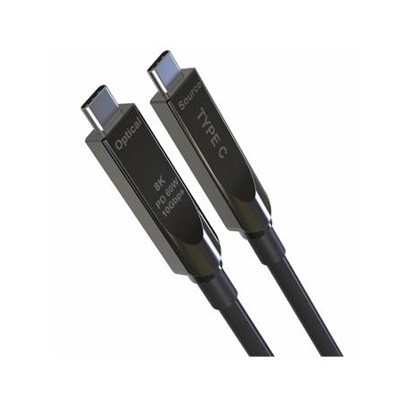 PremiumCord USB-C kabel GEN2 AOC DP1.4 video rozlišení 8K@60Hz a 4K@144Hz 10Gbps 15m