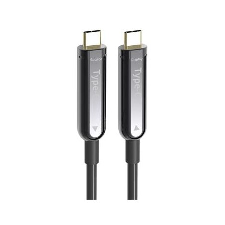 PremiumCord USB-C optický fiber video AOC kabel rozlišení 4K@60Hz 1080p délka:10m