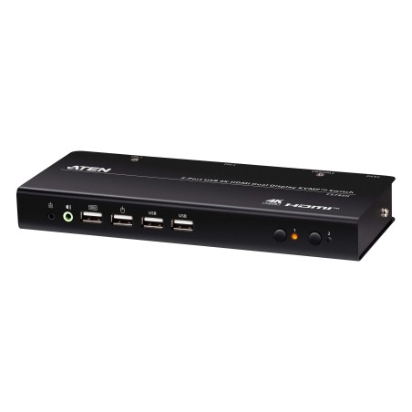 ATEN 2-port 4K HDMI KVMP, USB, Dual-display, vč. kabelů