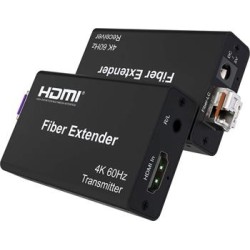 PremiumCord Optický HDMI extender 4K@60Hz 4:4:4 HDR až na 20km