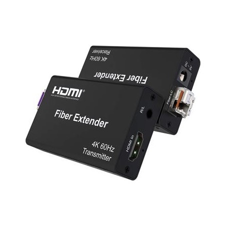 PremiumCord Optický HDMI extender 4K@60Hz 4:4:4 HDR až na 20km