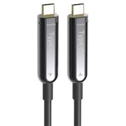 PremiumCord USB-C optický fiber video AOC kabel rozlišení 4K@60Hz 1080p délka:15m