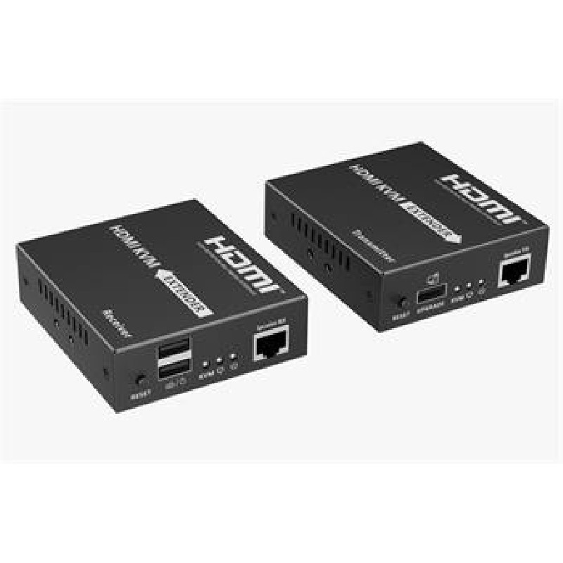 PremiumCord HDMI KVM extender s USB na 120m přes Cat5/6, bez zpoždění
