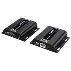 PremiumCord 4K@60Hz HDMI extender na 120m přes LAN, over 1G IP, IR, napájení z POE