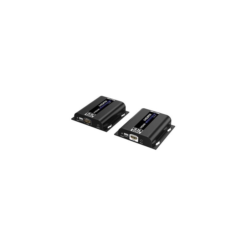 PremiumCord 4K@60Hz HDMI extender na 120m přes LAN, over 1G IP, IR, napájení z POE