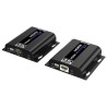 PremiumCord 4K@60Hz HDMI extender na 120m přes LAN, over 1G IP, IR, napájení z POE