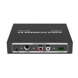 PremiumCord Audio Matrix přijímací jednotka pro audio extender po počítačové síti over IP do 120m