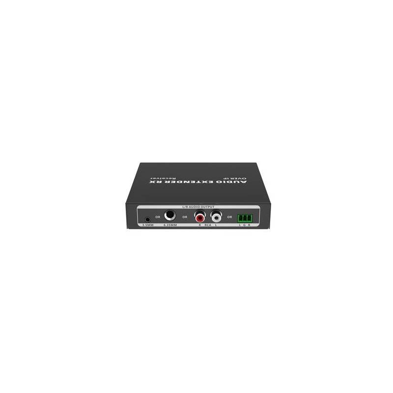 PremiumCord Audio Matrix přijímací jednotka pro audio extender po počítačové síti over IP do 120m