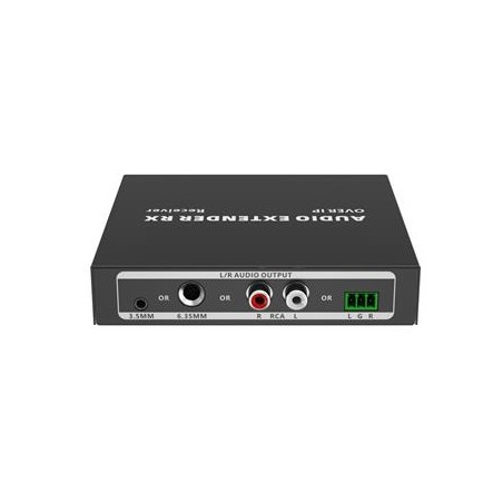 PremiumCord Audio Matrix přijímací jednotka pro audio extender po počítačové síti over IP do 120m