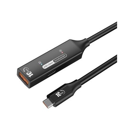 PremiumCord USB 3.2 Gen 2 repeater a prodlužovací kabel C-Male-A-Female, 10Gbps Aluminium 10m