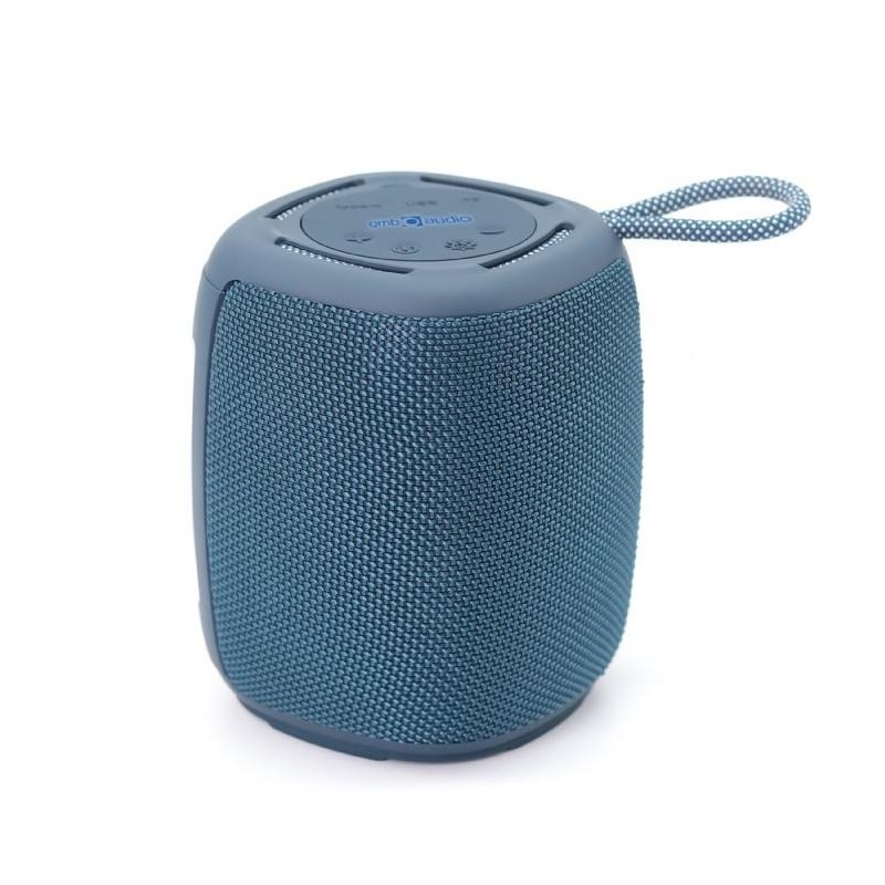 GEMBIRD Repro SPK-BT-LED-03-B, Bluetooth, 5W, RGB LED podsvícení, modrá