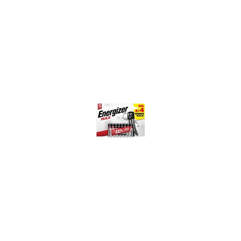 Energizer LR03/8 Max AAA 4+4 zdarma