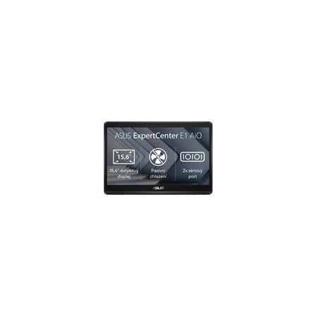 ASUS PC AiO ExpertCenter E1 (E1600WKAT-8128M), Celeron N4500, 15.6" 1920 x 1080, 8GB, 128GB SSD, UHD, bez OS, Black